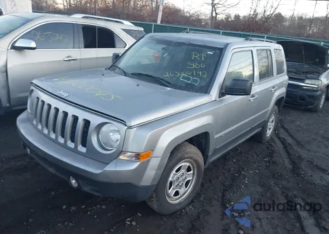 2015 Jeep Patriot Sport z USA, uszkodzony, nr VIN 1C4NJRBBXFD135414